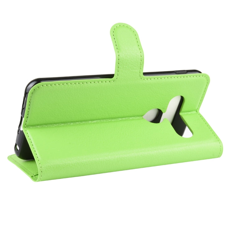 For LG G8S ThinQ Litchi Texture Horizontal Flip Leather Case with Wallet & Holder & Card Slots