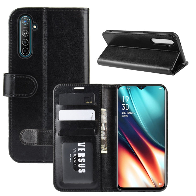 For Oppo K5   R64 Texture Single Fold Horizontal Flip Leather Case with Holder & Card Slots & Wallet