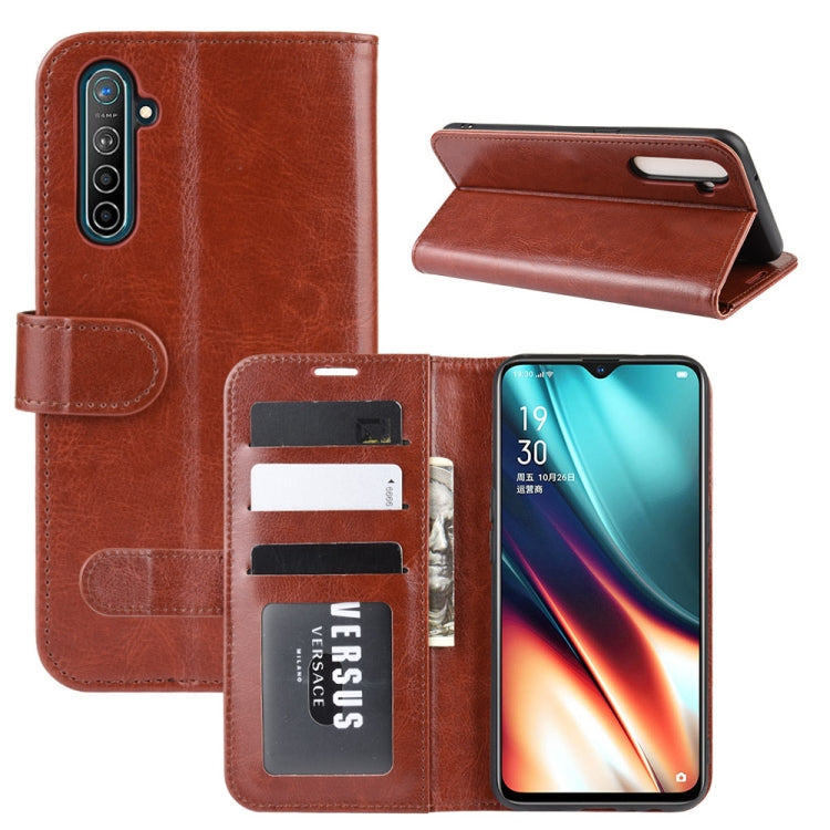 For Oppo K5   R64 Texture Single Fold Horizontal Flip Leather Case with Holder & Card Slots & Wallet