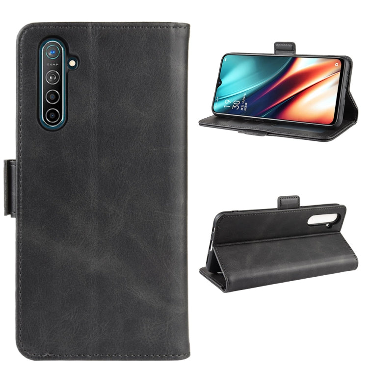 For OPPO K5 / Realme XT/ Realme X2 Dual-side Magnetic Buckle Horizontal Flip Leather Case with Holder & Card Slots & Wallet & Photo Frame