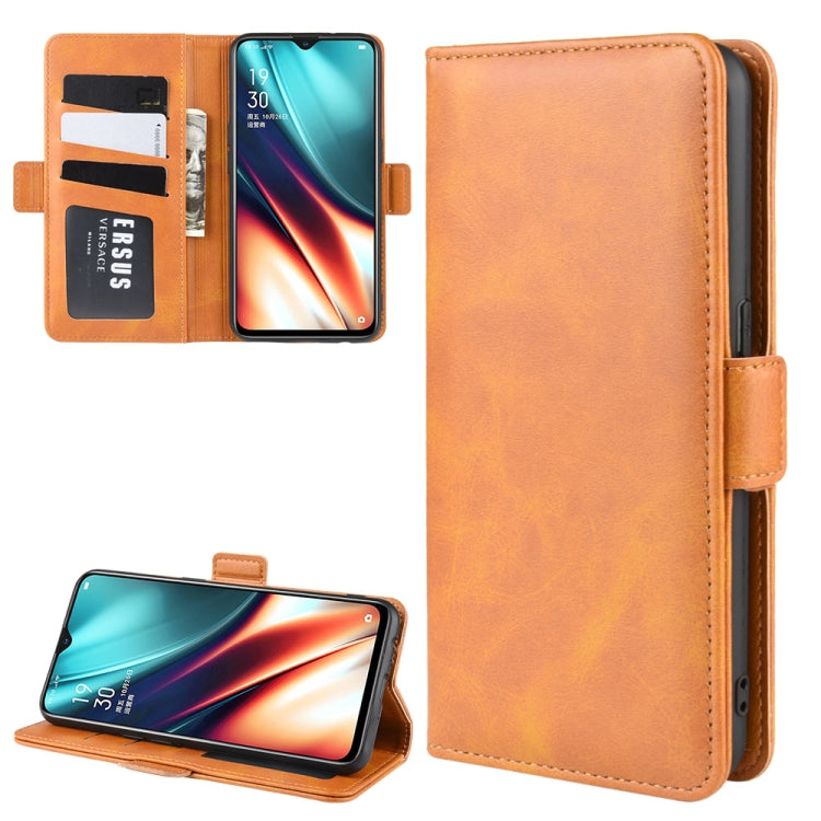 For OPPO K5 / Realme XT/ Realme X2 Dual-side Magnetic Buckle Horizontal Flip Leather Case with Holder & Card Slots & Wallet & Photo Frame