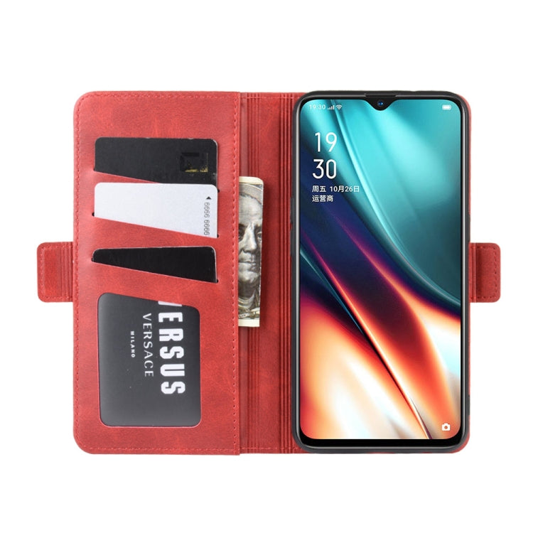 For OPPO K5 / Realme XT/ Realme X2 Dual-side Magnetic Buckle Horizontal Flip Leather Case with Holder & Card Slots & Wallet & Photo Frame