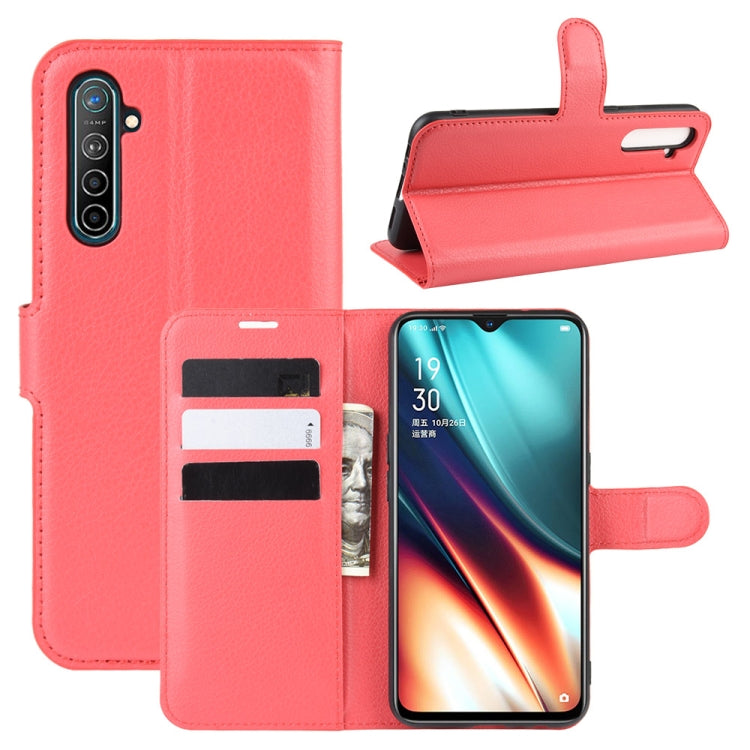 For Oppo K5 Litchi Texture Horizontal Flip Leather Case with Wallet & Holder & Card Slots