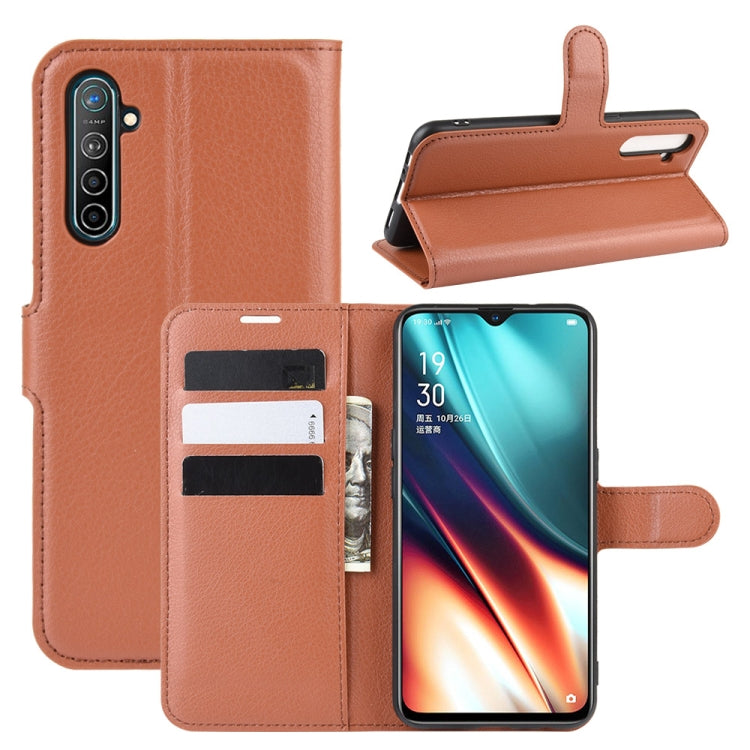 For Oppo K5 Litchi Texture Horizontal Flip Leather Case with Wallet & Holder & Card Slots