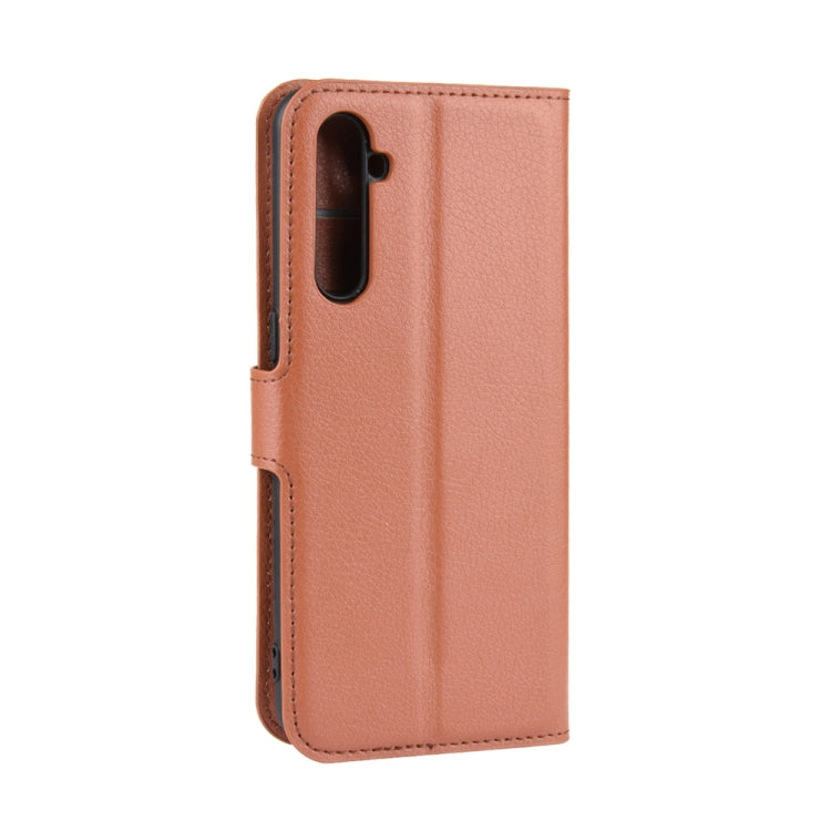 For Oppo K5 Litchi Texture Horizontal Flip Leather Case with Wallet & Holder & Card Slots