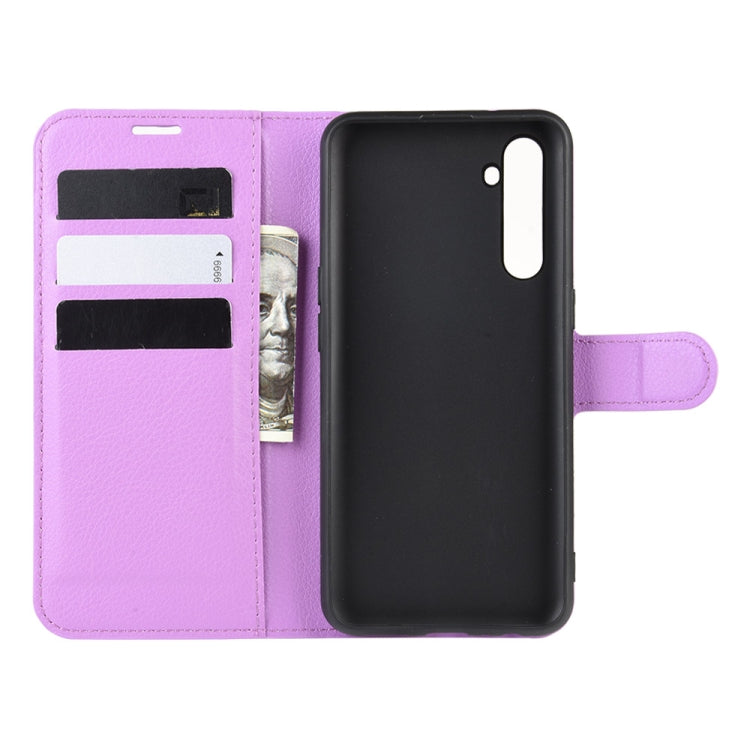 For Oppo K5 Litchi Texture Horizontal Flip Leather Case with Wallet & Holder & Card Slots