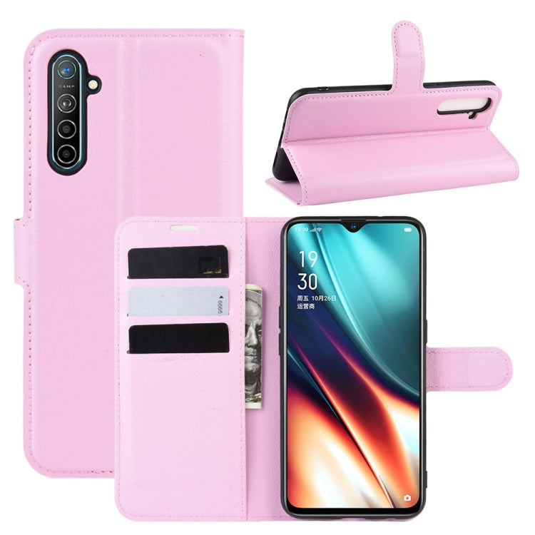 For Oppo K5 Litchi Texture Horizontal Flip Leather Case with Wallet & Holder & Card Slots