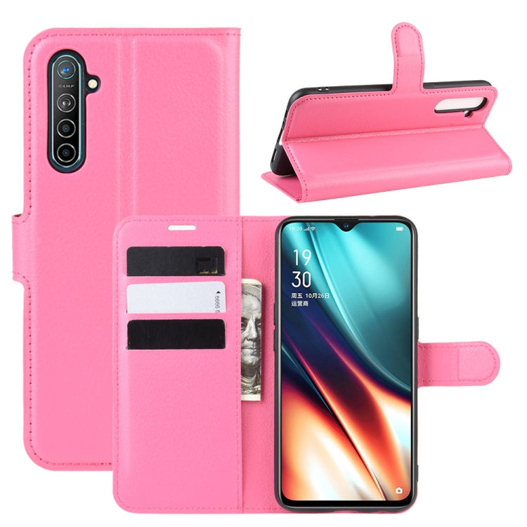 For Oppo K5 Litchi Texture Horizontal Flip Leather Case with Wallet & Holder & Card Slots