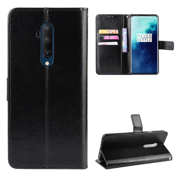 For OnePlus 7T Pro  Retro Crazy Horse Texture Horizontal Flip Leather Case with Holder & Card Slots & Photo Frame