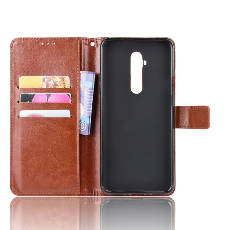 For OnePlus 7T Pro  Retro Crazy Horse Texture Horizontal Flip Leather Case with Holder & Card Slots & Photo Frame