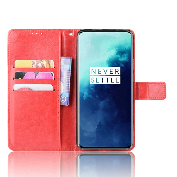 For OnePlus 7T Pro  Retro Crazy Horse Texture Horizontal Flip Leather Case with Holder & Card Slots & Photo Frame