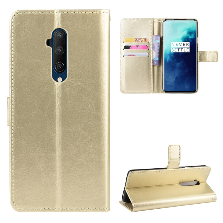 For OnePlus 7T Pro  Retro Crazy Horse Texture Horizontal Flip Leather Case with Holder & Card Slots & Photo Frame