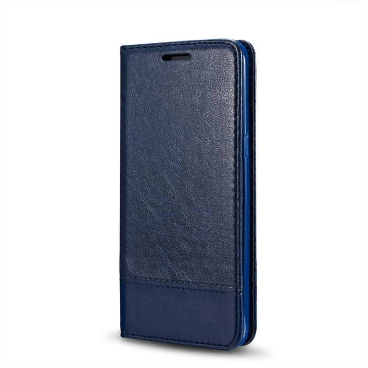 For Galaxy Note8 Double-sided Absorption Splicing Horizontal Flip Leather Case with Holder & Card Slots & Lanyard