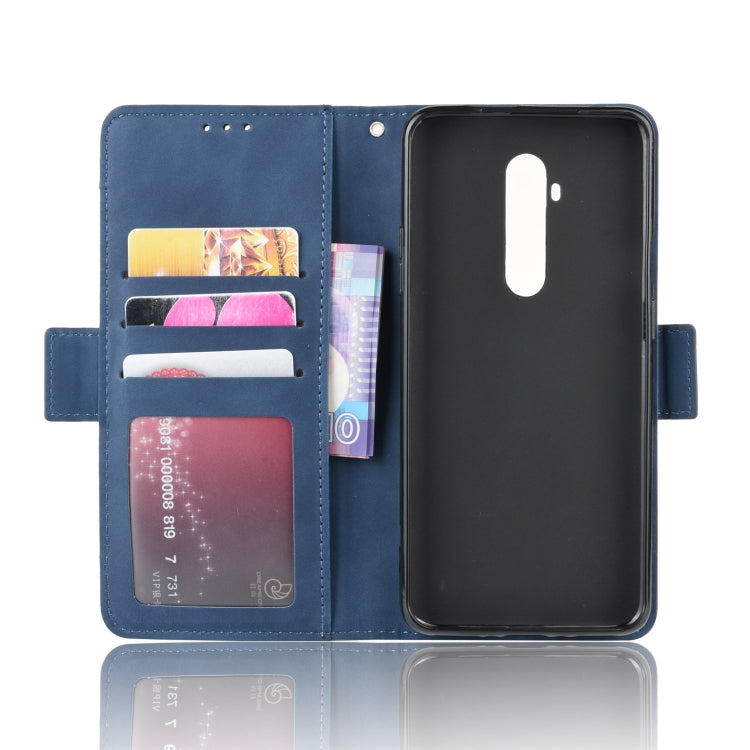For OnePlus 7T Pro Wallet Style Skin Feel Calf Pattern Leather Case with Separate Card Slot