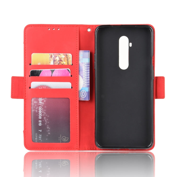 For OnePlus 7T Pro Wallet Style Skin Feel Calf Pattern Leather Case with Separate Card Slot