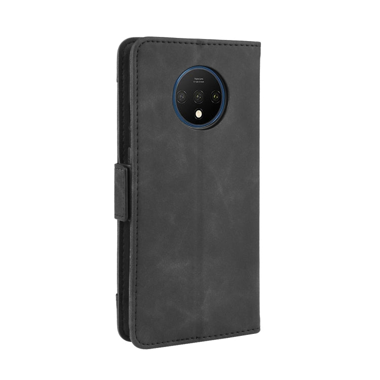 For OnePlus 7T Wallet Style Skin Feel Calf Pattern Leather Case with Separate Card Slot