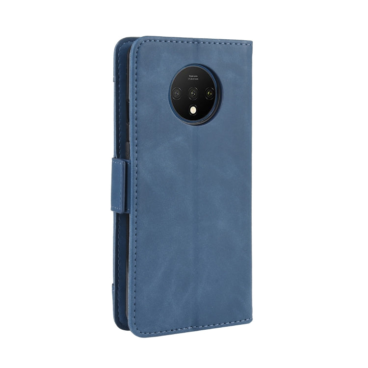 For OnePlus 7T Wallet Style Skin Feel Calf Pattern Leather Case with Separate Card Slot
