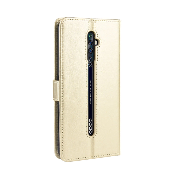 For Oppo Reno2 F / Reno2 Z Retro Crazy Horse Texture Horizontal Flip Leather Case with Holder & Card Slots & Photo Frame