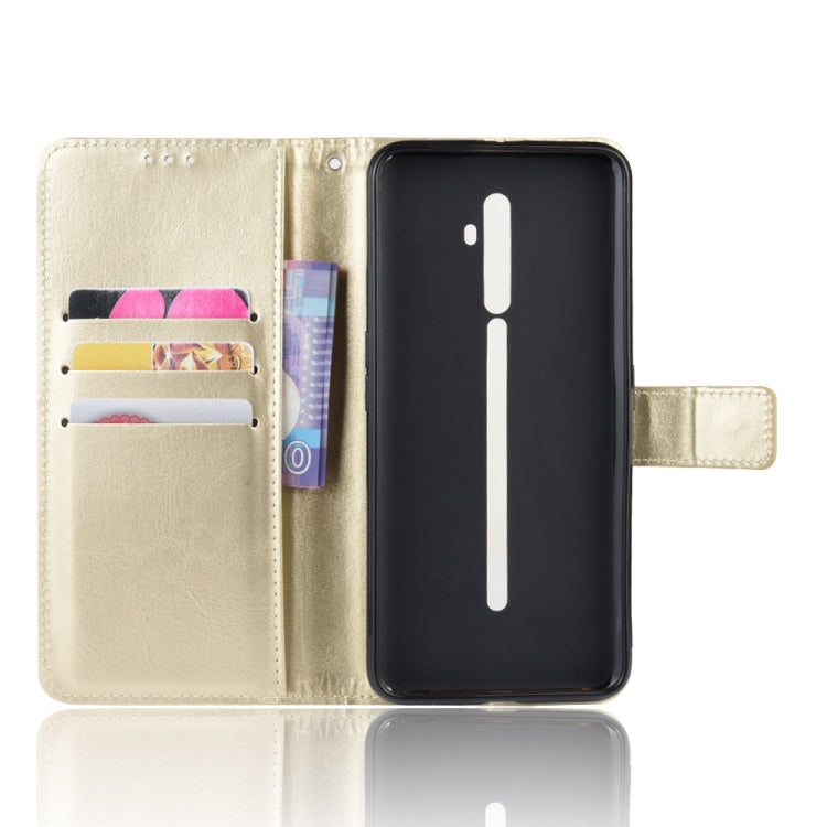 For Oppo Reno2 F / Reno2 Z Retro Crazy Horse Texture Horizontal Flip Leather Case with Holder & Card Slots & Photo Frame