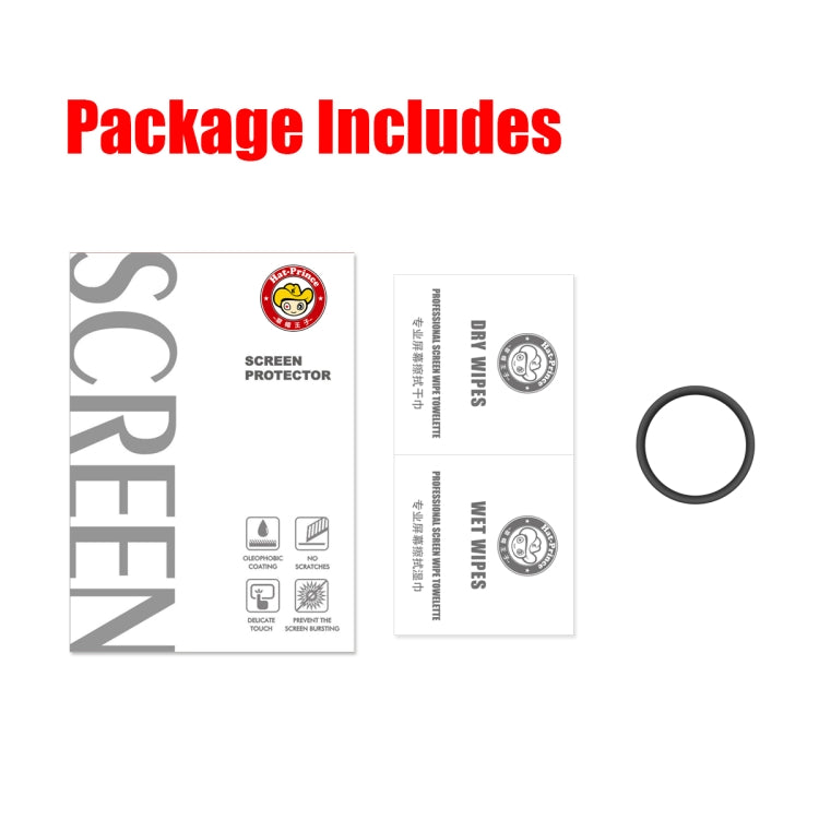 For Galaxy Watch Active 2 44mm ENKAY Hat-prince 3D Full Screen PET Curved Hot Bending HD Screen Protector Film