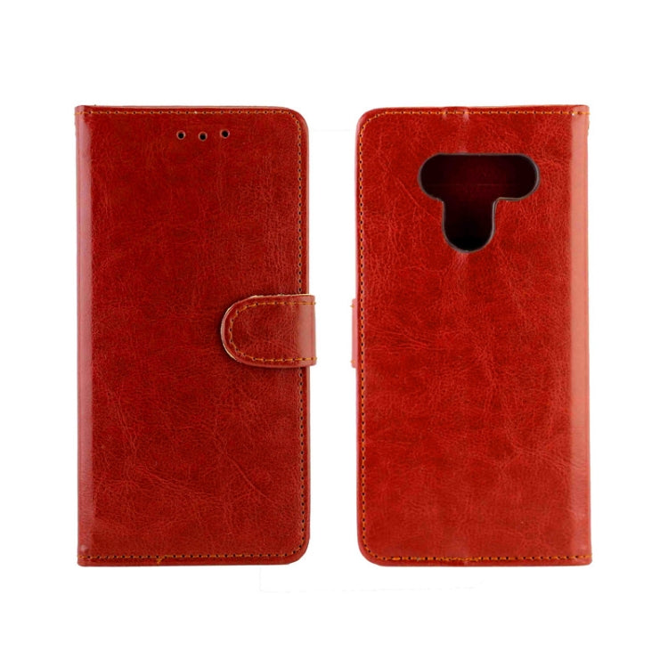 For LG Q60 / K50  Crazy Horse Texture Horizontal Flip Leather Case with Holder & Card Slots & Wallet & Photo Frame