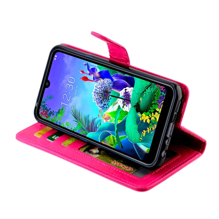 For LG Q60 / K50  Crazy Horse Texture Horizontal Flip Leather Case with Holder & Card Slots & Wallet & Photo Frame