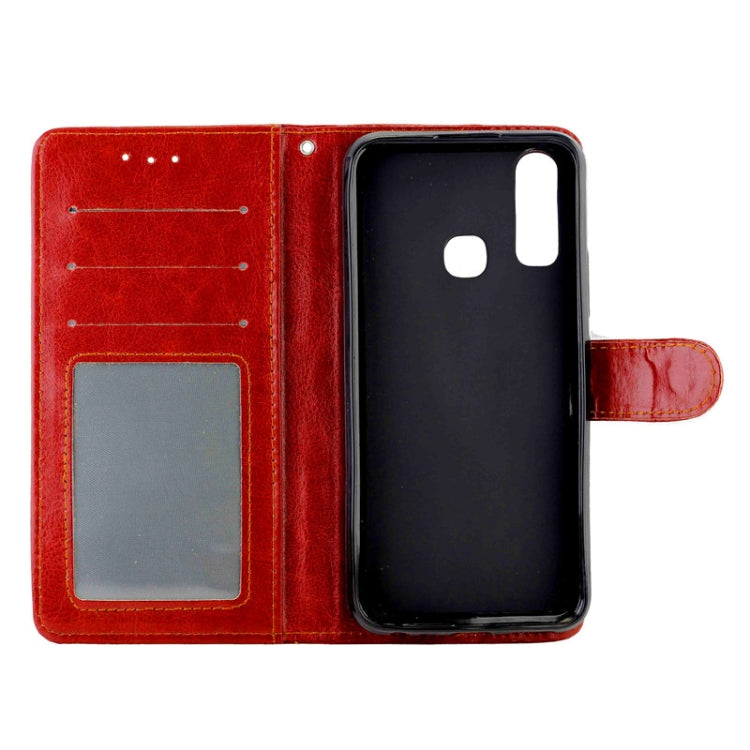 For Vivo U10 / Y17  Crazy Horse Texture Horizontal Flip Leather Case with Holder & Card Slots & Wallet & Photo Frame