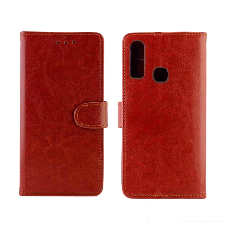 For Vivo U10 / Y17  Crazy Horse Texture Horizontal Flip Leather Case with Holder & Card Slots & Wallet & Photo Frame