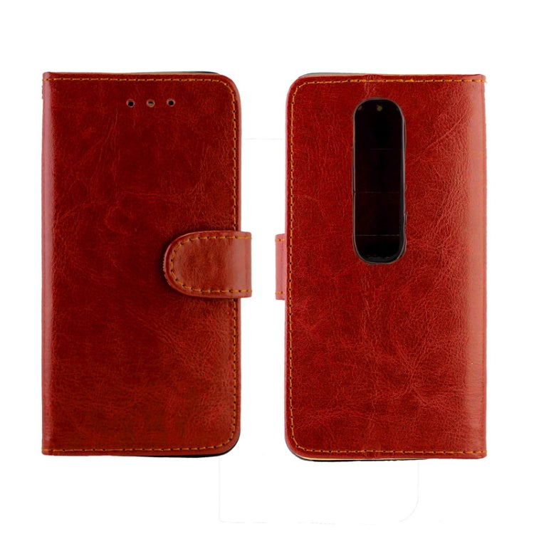 For Vodafone Smart N10 Crazy Horse Texture Horizontal Flip Leather Case with Holder & Card Slots & Wallet & Photo Frame