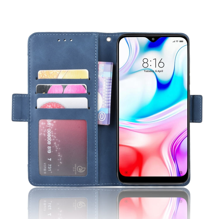 For Xiaomi Redmi 8 Wallet Style Skin Feel Calf Pattern Leather Case with Separate Card Slot