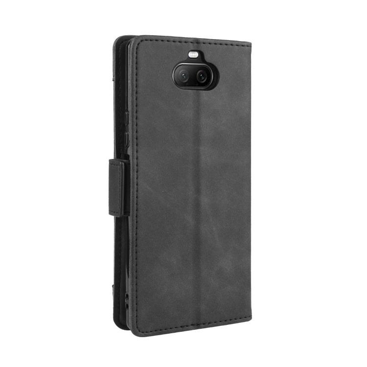 For Sony Xperia 8 Wallet Style Skin Feel Calf Pattern Leather Case with Separate Card Slot