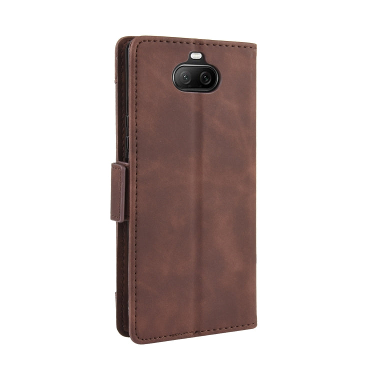 For Sony Xperia 8 Wallet Style Skin Feel Calf Pattern Leather Case with Separate Card Slot