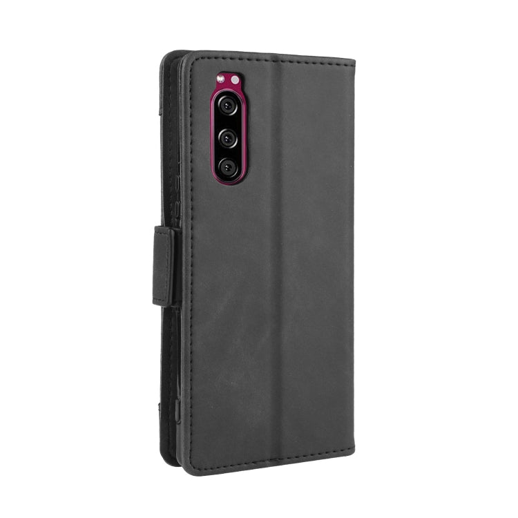 For Sony Xperia 5 Wallet Style Skin Feel Calf Pattern Leather Case with Separate Card Slot