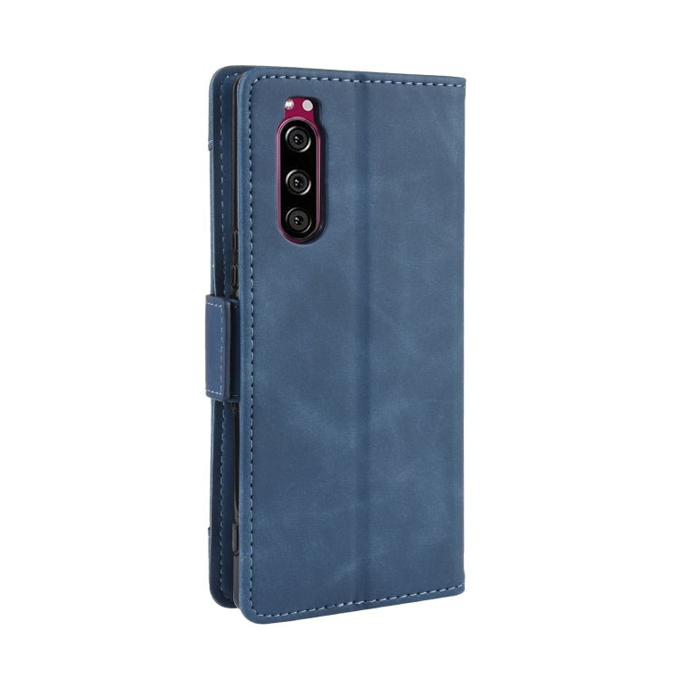 For Sony Xperia 5 Wallet Style Skin Feel Calf Pattern Leather Case with Separate Card Slot
