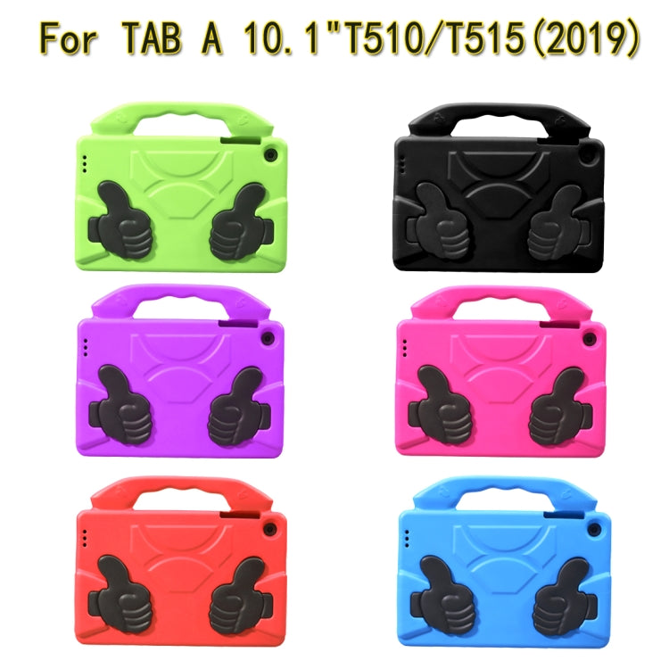 For Galaxy Tab A 10.1 (2019) Thumb Support EVA Flat Anti Falling Protective Shell