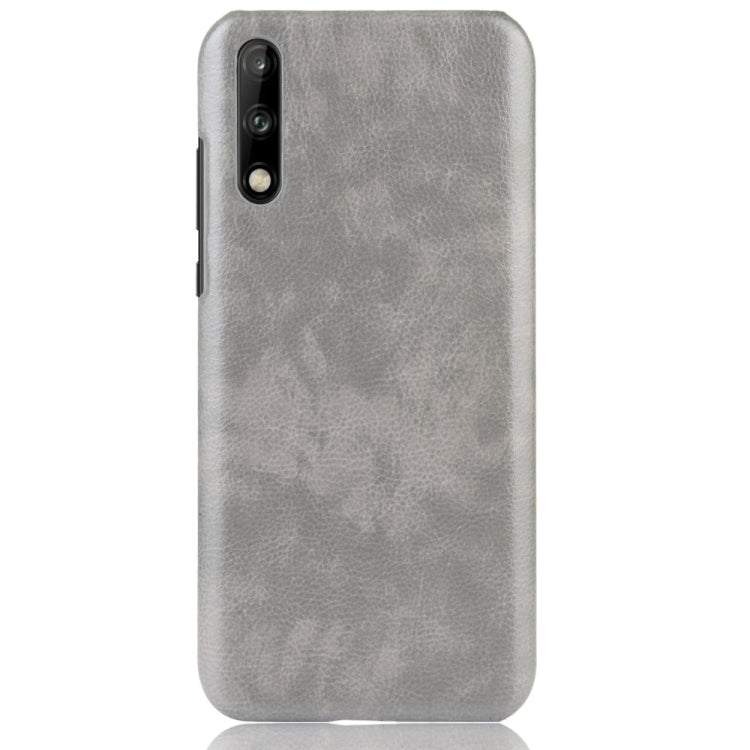 For Huawei Enjoy 10s Shockproof Litchi Texture PC + PU Case