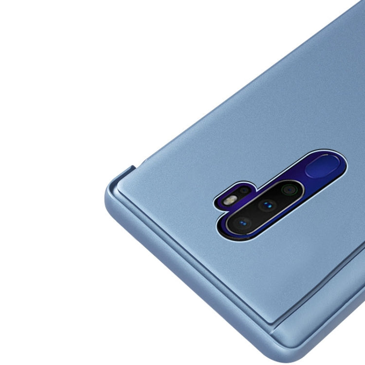 For OPPO Reno Ace / Realme X2 Pro Plated Mirror Horizontal Flip Leather Case with Holder