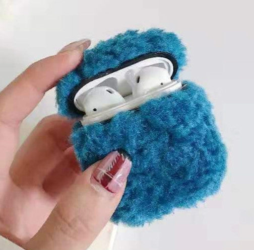 For Apple AirPods1/2  Plush Bluetooth Headphone Protective Case