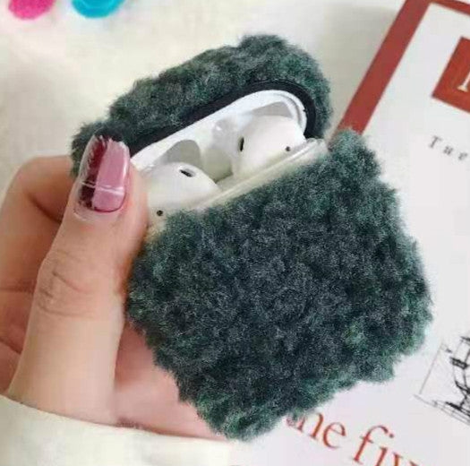 For Apple AirPods1/2  Plush Bluetooth Headphone Protective Case