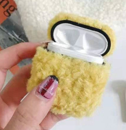 For Apple AirPods1/2  Plush Bluetooth Headphone Protective Case