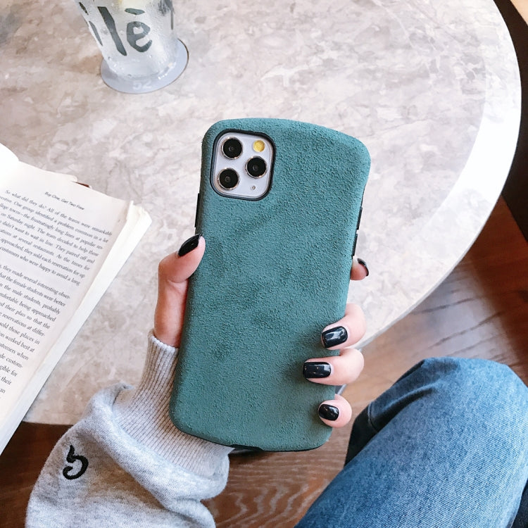 For iPhone 11 Super Fiber Cloth Small Waist Shape Mobile Phone Protection Shell