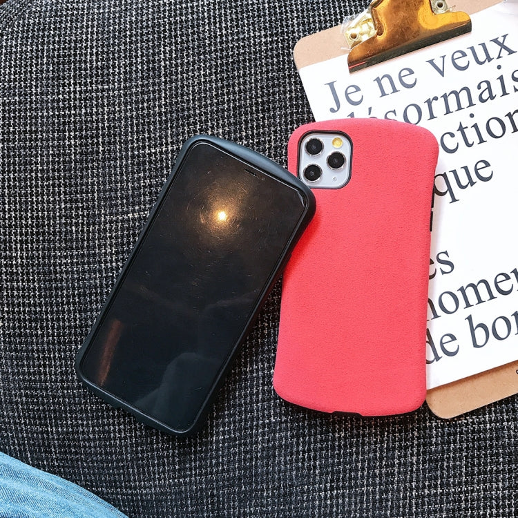 For iPhone 11 Super Fiber Cloth Small Waist Shape Mobile Phone Protection Shell