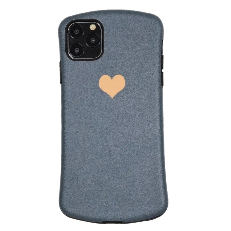 For iPhone 11 Pro Simple Love Design Small Waist Shape Relief Mobile Phone Protection Shell