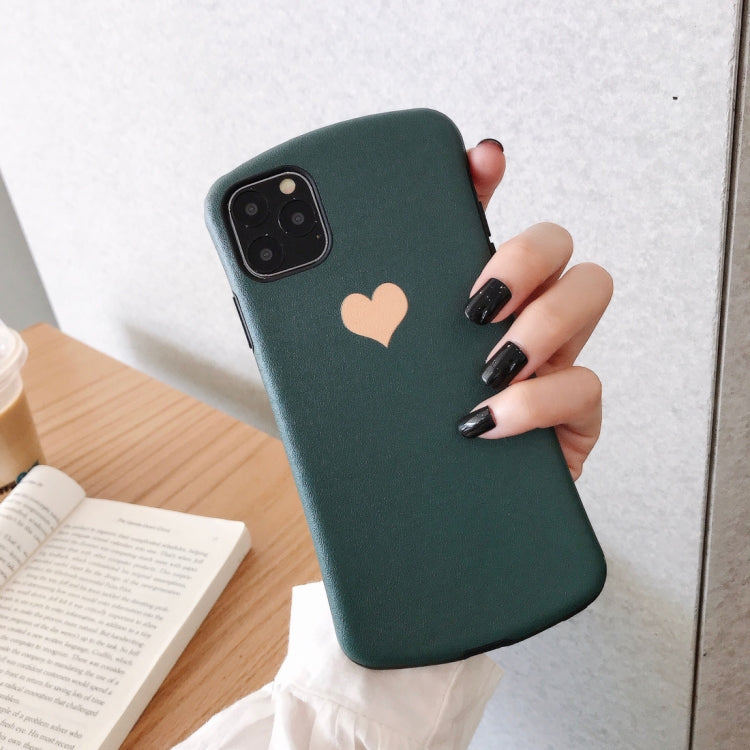 For iPhone 11 Pro Simple Love Design Small Waist Shape Relief Mobile Phone Protection Shell