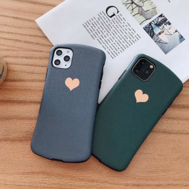 For iPhone 11 Pro Simple Love Design Small Waist Shape Relief Mobile Phone Protection Shell