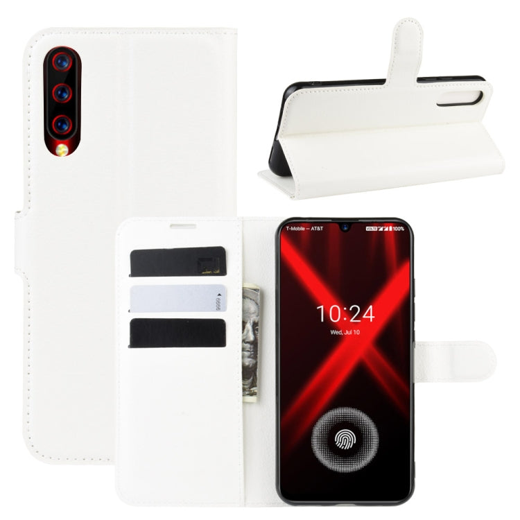 For Umidigi X Litchi Texture Horizontal Flip Leather Case with Wallet & Holder & Card Slots