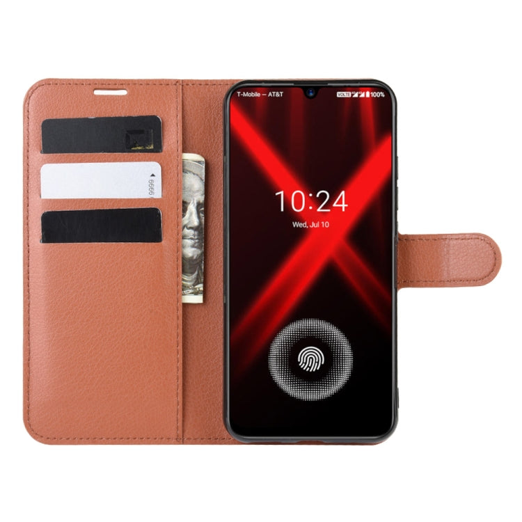 For Umidigi X Litchi Texture Horizontal Flip Leather Case with Wallet & Holder & Card Slots
