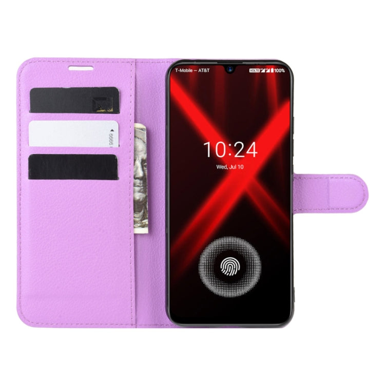 For Umidigi X Litchi Texture Horizontal Flip Leather Case with Wallet & Holder & Card Slots