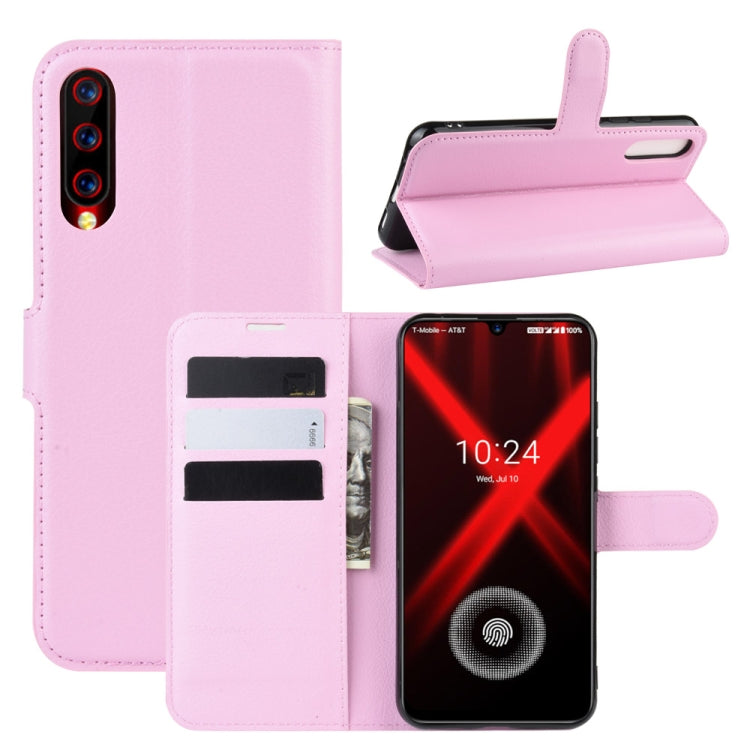 For Umidigi X Litchi Texture Horizontal Flip Leather Case with Wallet & Holder & Card Slots