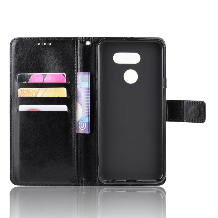 For LG K40S  Retro Crazy Horse Texture Horizontal Flip Leather Case with Holder & Card Slots & Photo Frame
